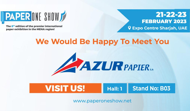 Azur Papier – une filiale de SAH Lilas dans la 8ème édition du Paper One Show 