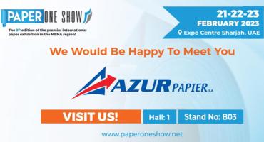Azur Papier – une filiale de SAH Lilas dans la 8ème édition du Paper One Show 